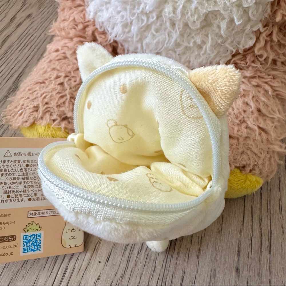 From Japan 💎 Neko cat plushie coin pouch (San-X Sumikko Gurashi) - Picture 3 of 3